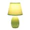 Creekwood Home Nauru 9.5" Petite Oblong Table Lamp